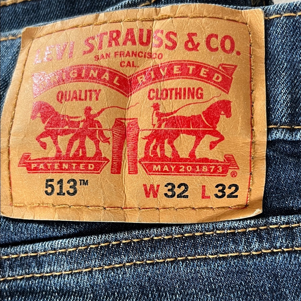 Levi's Men’s Slim Straight Medium Blue Jeans